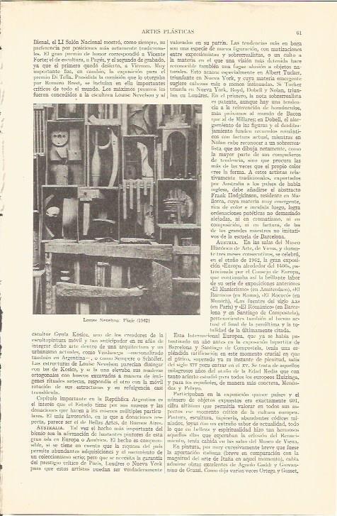 LAMINA V05167: Viaje, por Louise Nevelson