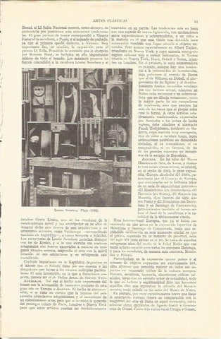 LAMINA V05167: Viaje, por Louise Nevelson
