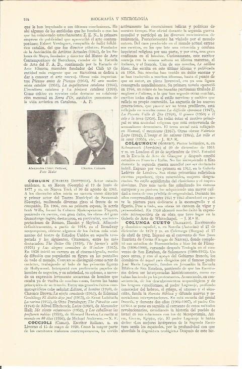 LAMINA V05200: Alexander Cirici Pellicer y Charles Coburn