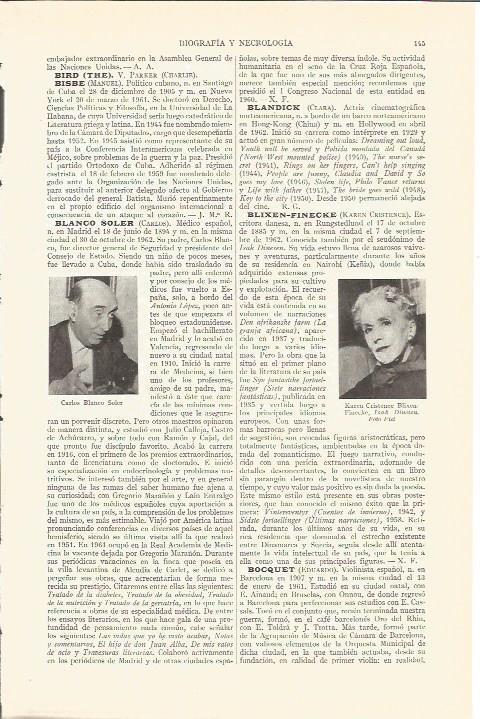LAMINA V05195: Carlos Blanco Soler e Isak Dinesen