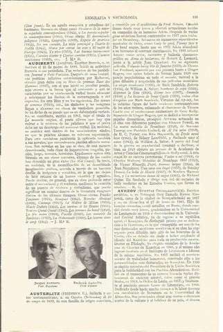 LAMINA V05194: Jacques Audiberti y Fred Astaire