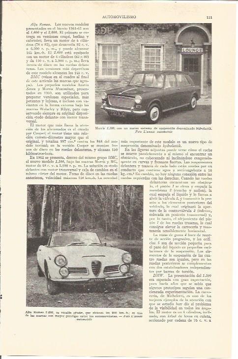 LAMINA V05188: Alfa Romeo 2.600 en version spyder
