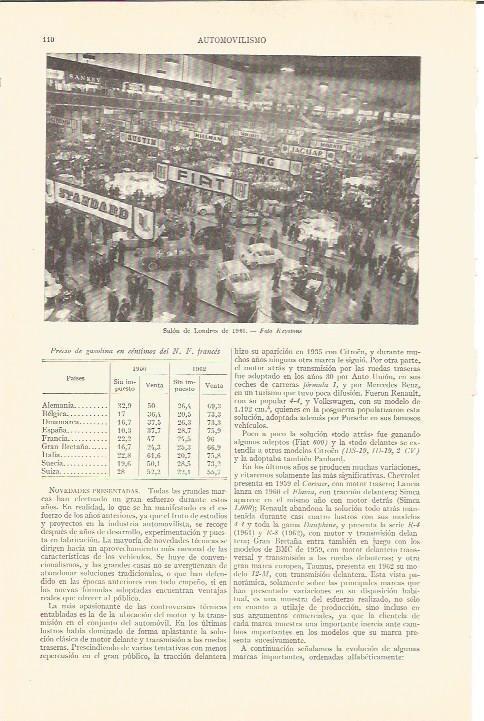 LAMINA V05187: Salon de Londres en 1961