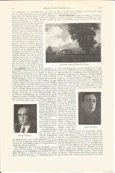 LAMINA V04972: Francisco Llorens e Isidoro Macabich