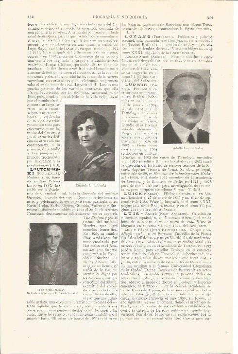 LAMINA V04971: Eugenia Loutchinski y A. Lozano Sidro 