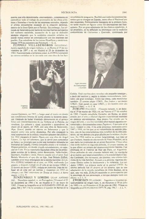 LAMINA V04926: Eugenia Zuffoli y J. Antonio de Zunzunegui y Loredo