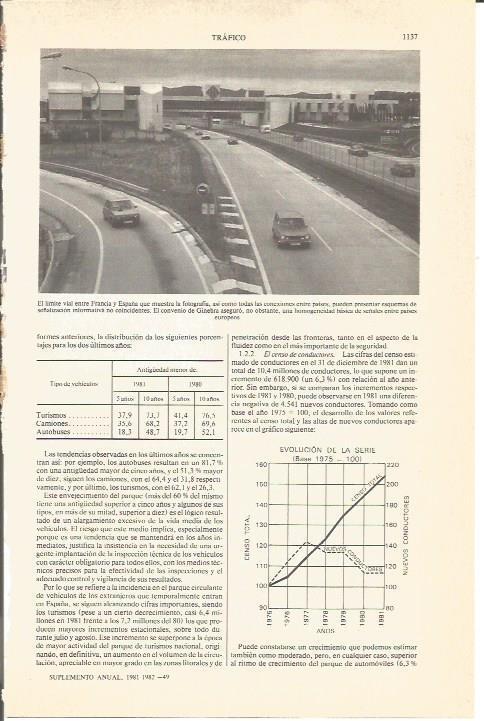 LAMINA V04949: Limite vial entre Francia y España