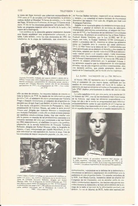 LAMINA V04947: Jose Maria Garcia periodista deportivo