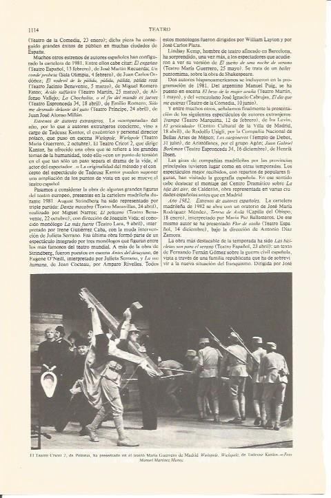 LAMINA V04939: El Teatro Cricot 2 de Polonia