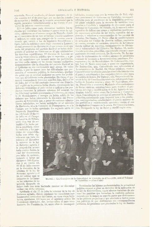 LAMINA V05048: Consejeros de la Generalitat ante el Tribunal de Garantias