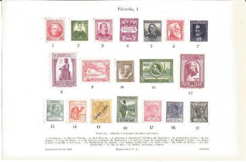 LAMINA V05010: Sellos de España y Colonias siglo XX ultimas emisiones