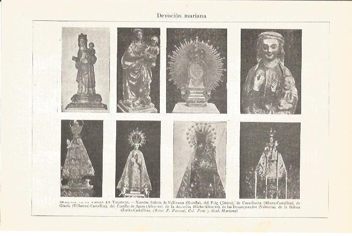 LAMINA V05003: Imagenes de la Virgen en Valencia 