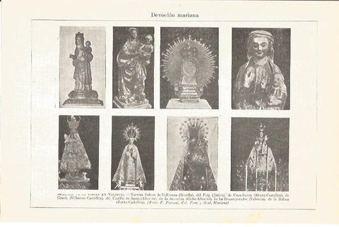 LAMINA V05003: Imagenes de la Virgen en Valencia 