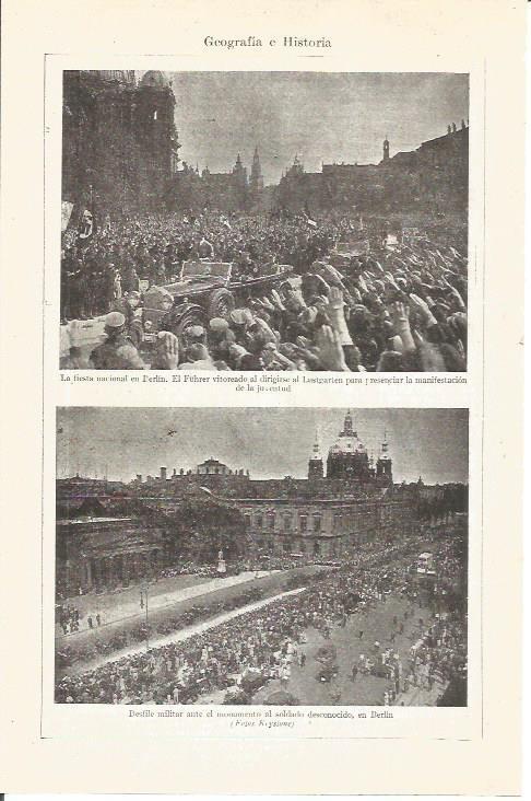 LAMINA V05025: El Fuhrer en la fiesta nacional en Berlin
