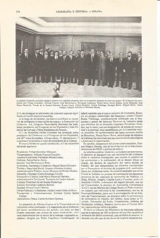LAMINA V05457: Primer Gobierno socialista desde la guerra civil