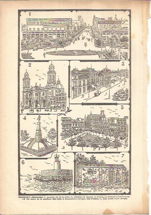 LAMINA V05550: Vistas de Uruguay