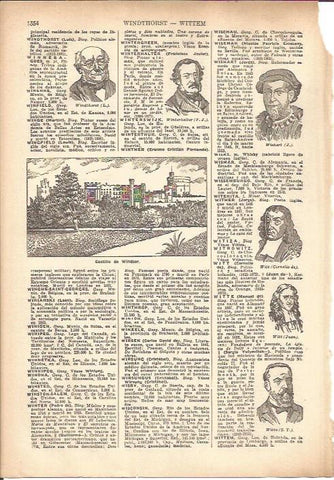 LAMINA V05577: Castillo de Windsor, Inglaterra