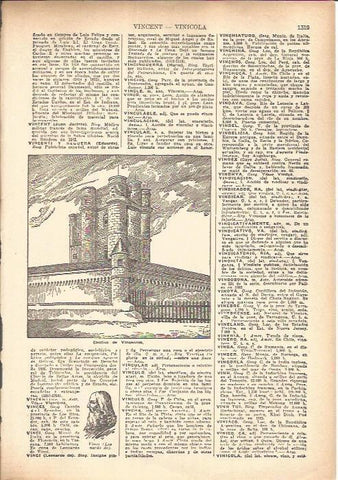 LAMINA V05571: Castillo de Vincennes, Francia