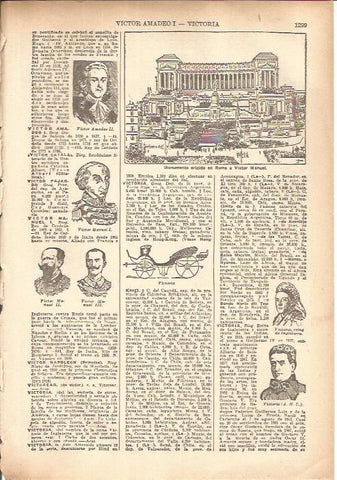 LAMINA V05567: Monumento a Victor Manuel en Roma