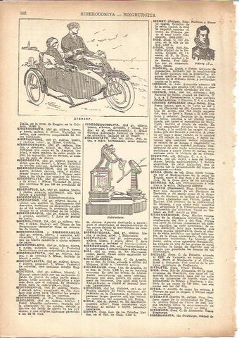 LAMINA V05519: Sidecar y siderostato