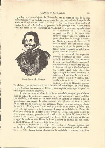 LAMINA V05302: Conde-Duque de Olivares