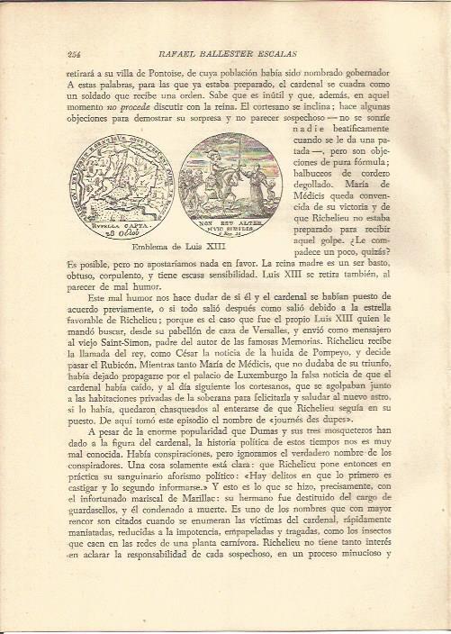 LAMINA V05300: Emblemas de Luis XIII