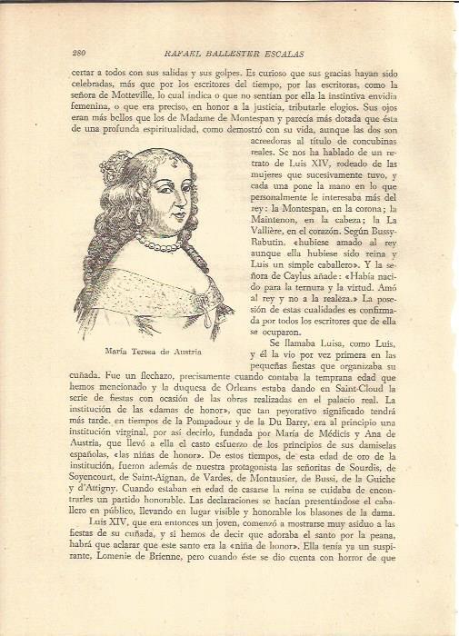 LAMINA V05309: Maria Teresa de Austria
