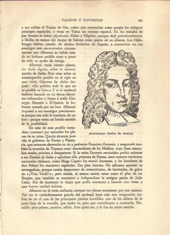 LAMINA V05321: Archiduque Carlos de Austria