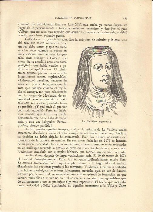 LAMINA V05311: La Valliere, carmelita