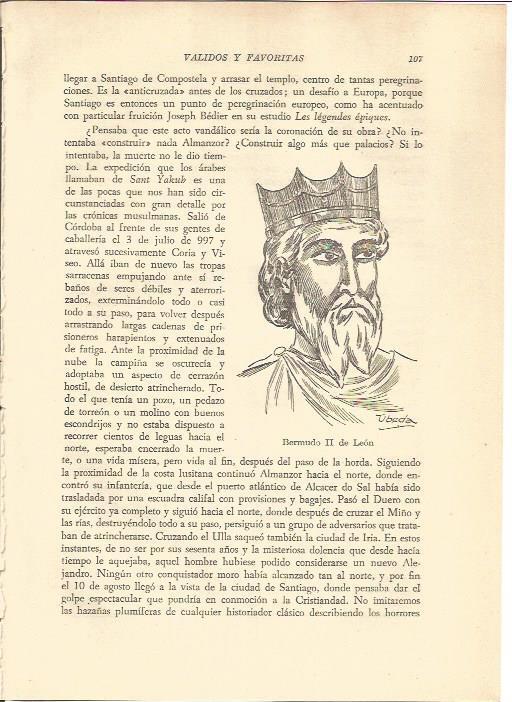 LAMINA V05262: Bermudo II de Leon