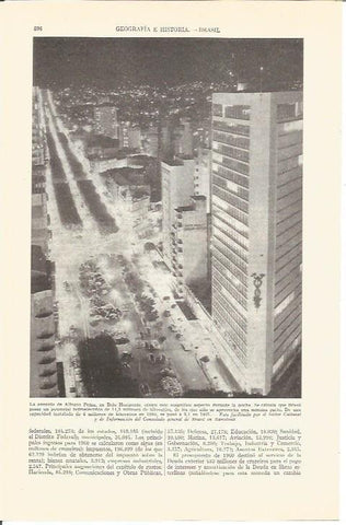 LAMINA V05250: Avenida Alfonso Pema en Belo Horizonte, Brasil