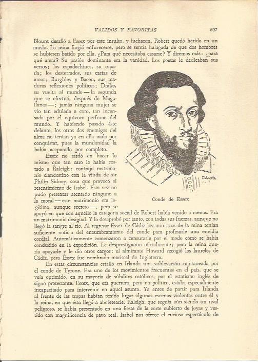 LAMINA V05287: Conde de Essex