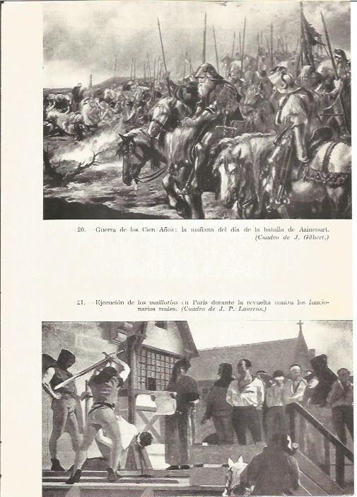 LAMINA V05274: Guerra de los Cien Años por J. Gilbert 