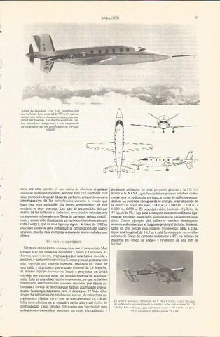 LAMINA V05410: Avion Lear Fan