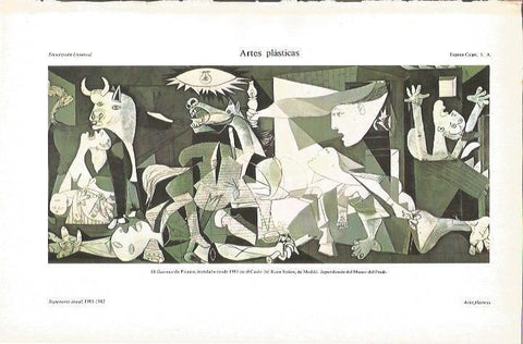 LAMINA V05399: El Guernica, por Picasso