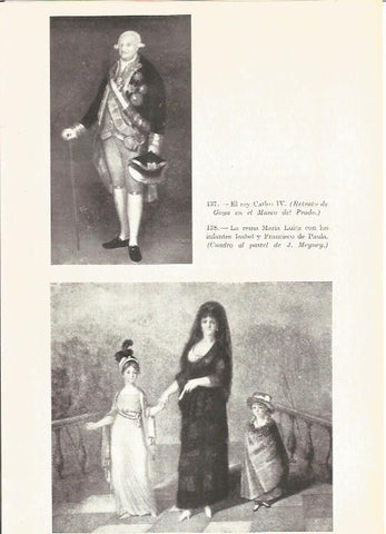 LAMINA V05348: El rey Carlos IV, por Goya