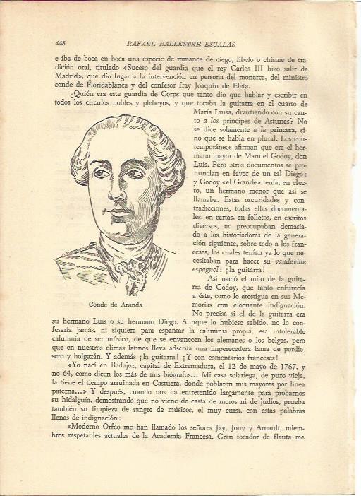 LAMINA V05344: Conde de Aranda
