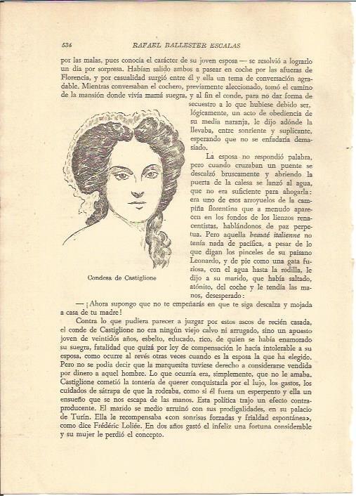 LAMINA V05365: Condesa de Castiglione