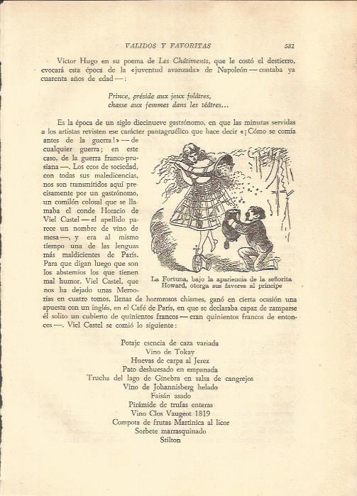 LAMINA V05364: La Fortuna, bajo la apariencia de la señorita Howard y el principe