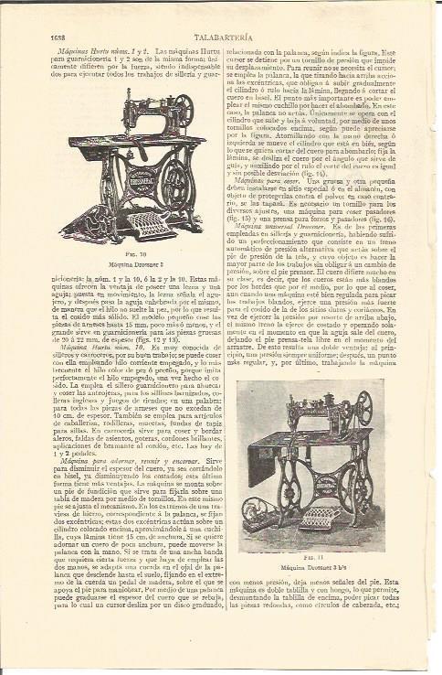 LAMINA V04456: Maquinas de talabarteria Drossner 3 y Drossner 3 bis