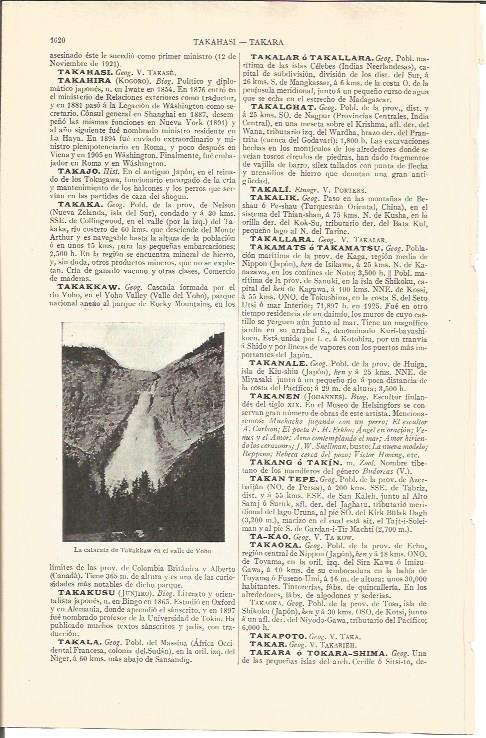 LAMINA V04453: Catarata de Takakkaw, Canada