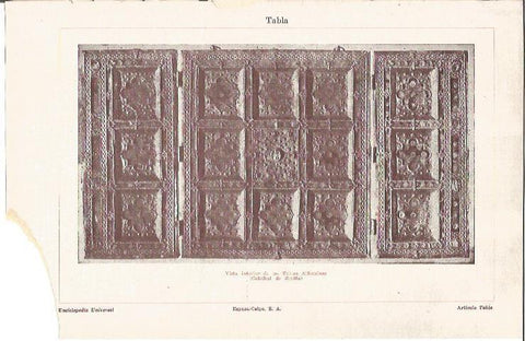 LAMINA V04420: Tablas Alfonsinas en Catedral de Sevilla