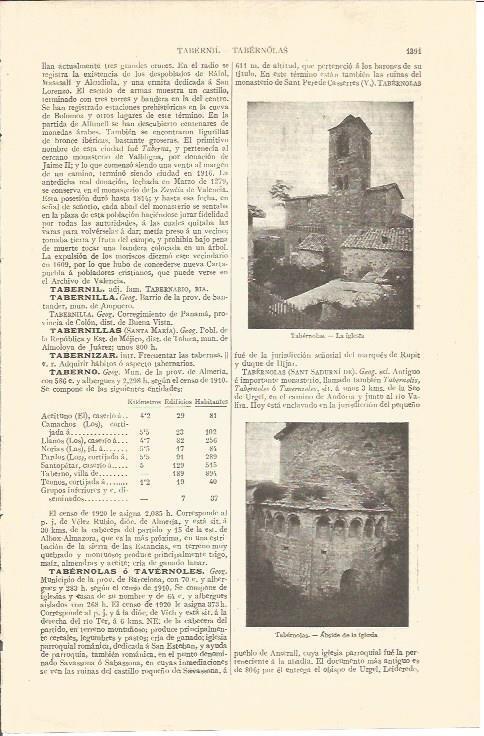 LAMINA V04419: Iglesia en Tabernolas, Barcelona