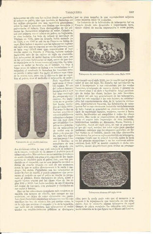 LAMINA V04415: Tabaquera de porcelana rusa y tabaquera alemana siglo XVIII