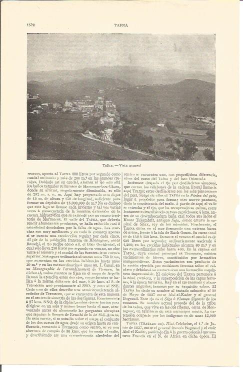 LAMINA V04434: Vista de Tafalla, Navarra