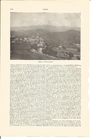 LAMINA V04434: Vista de Tafalla, Navarra