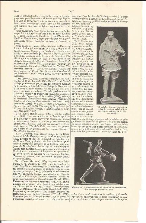 LAMINA V04446: El aviador original de R. Tait Mackenzie