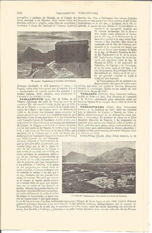 LAMINA V04440: Valle del Tagliamento  Italia