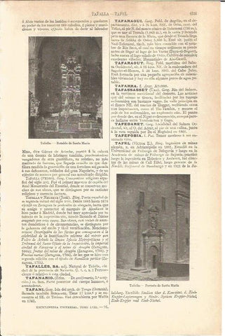 LAMINA V04433: Portada y retablo de Santa Maria en Tafalla, Navarra