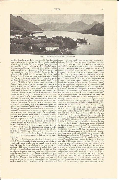 LAMINA V04301: Lago Annecy